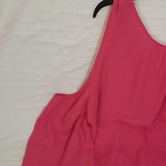 Charming Charlie's Dark Rose‎ Open Shoulder Blouse Size M - Picture 6 of 7